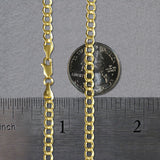 14k Yellow Gold Curb Chain (4.40 mm)