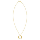 14K Yellow Gold Interlocking Medium Trinity Necklace