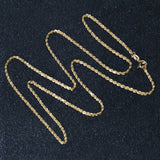 10k Yellow Gold Solid Diamond Cut Rope Chain (1.40 mm)