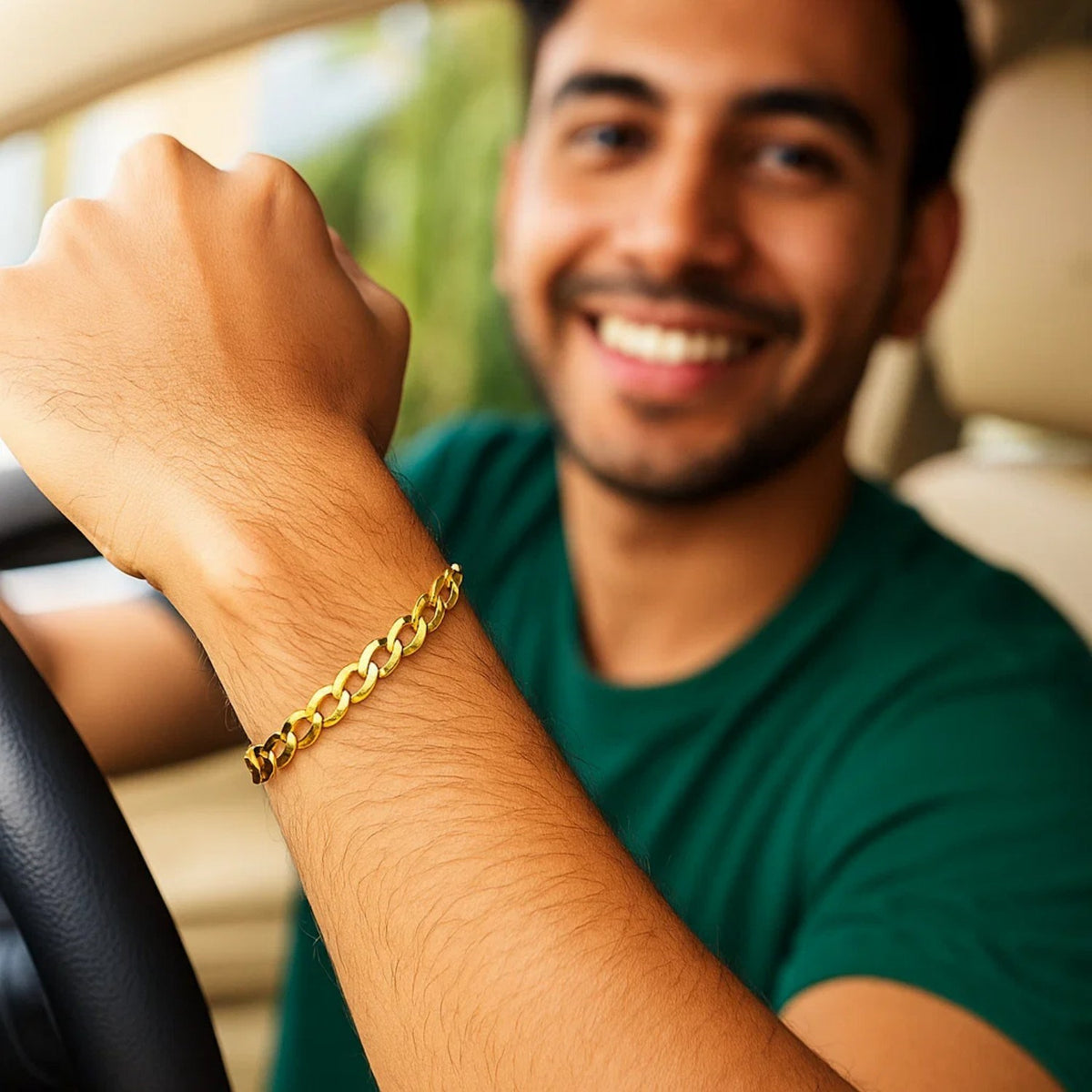 10k Yellow Gold Curb Bracelet (5.70 mm)