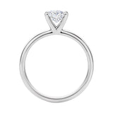 1 Carat Princess Lab Grown IGI G/VS1 Diamond Solitaire Ring in 14K White Gold