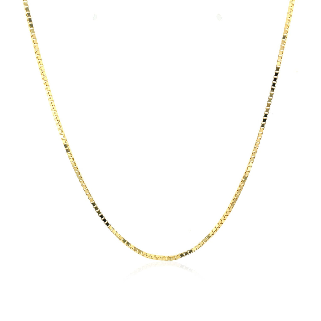 10K Yellow Gold Classic Box Chain (0.94 mm)