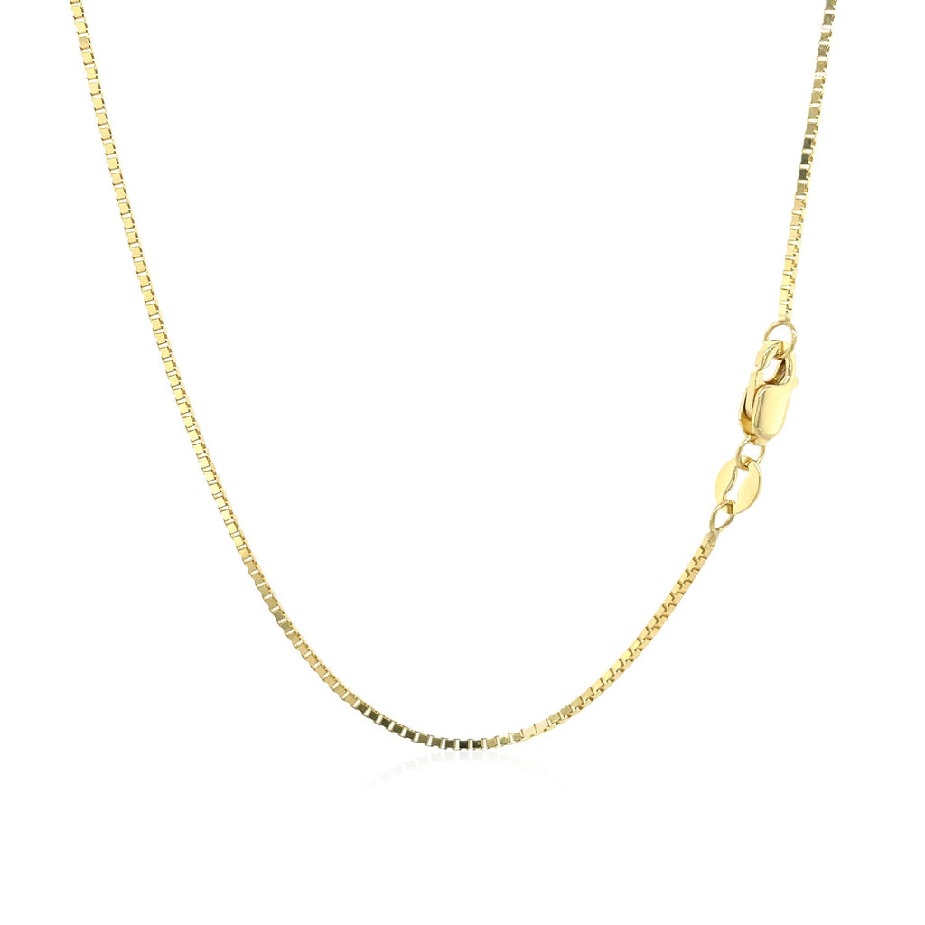 10K Yellow Gold Classic Box Chain (0.94 mm)