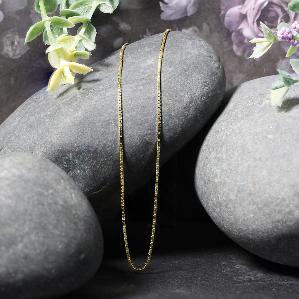 10K Yellow Gold Classic Box Chain (0.94 mm)