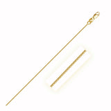 14K Yellow Gold Gourette Chain 1.0mm (1.00 mm)