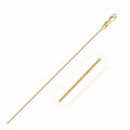 14K Yellow Gold Gourette Chain 1.0mm (1.00 mm)