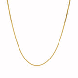 14K Yellow Gold Gourette Chain 1.0mm (1.00 mm)
