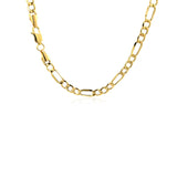 14K Yellow Gold Lite Figaro Chain (4.70 mm)
