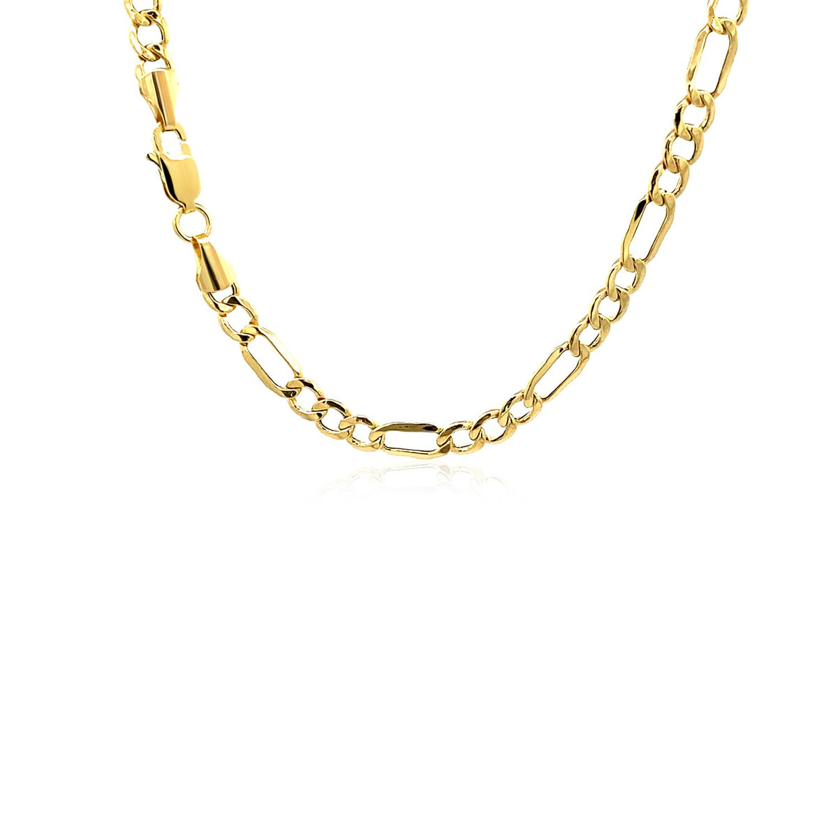 14K Yellow Gold Lite Figaro Chain (4.70 mm)