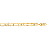 14K Yellow Gold Lite Figaro Chain (4.70 mm)