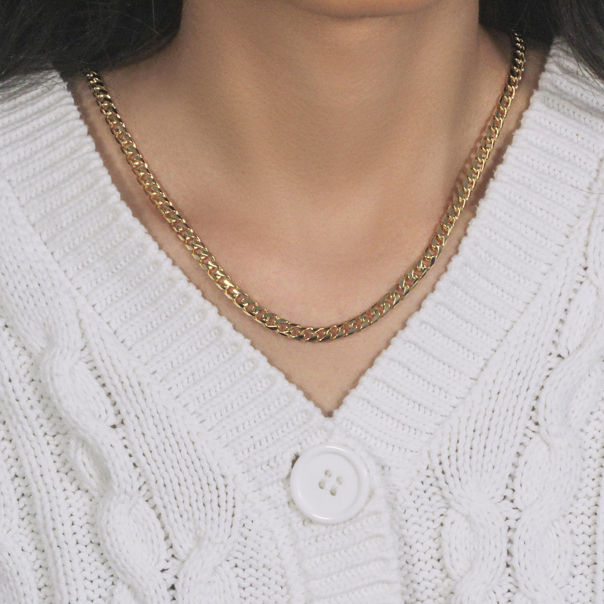14K Yellow Gold Solid Miami Cuban Chain (5.00 mm)