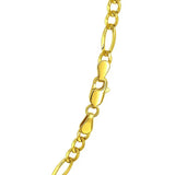 14K Yellow Gold Solid Figaro Chain (4.50 mm)