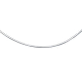 Sterling Silver Classic Omega Chain Necklace (3.0 mm)