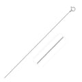 14K White Gold Classic Box Chain (0.45 mm)