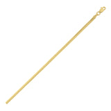 14K Yellow Gold Oval Snake Chain (2.60 mm)