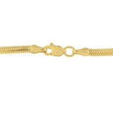 14K Yellow Gold Oval Snake Chain (2.60 mm)