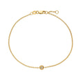 14K Yellow Gold Solo Diamond Bracelet