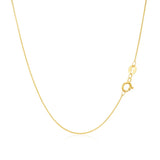 14k Yellow Gold Classic Box Chain (0.60 mm)