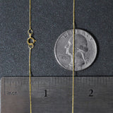14k Yellow Gold Classic Box Chain (0.45 mm)