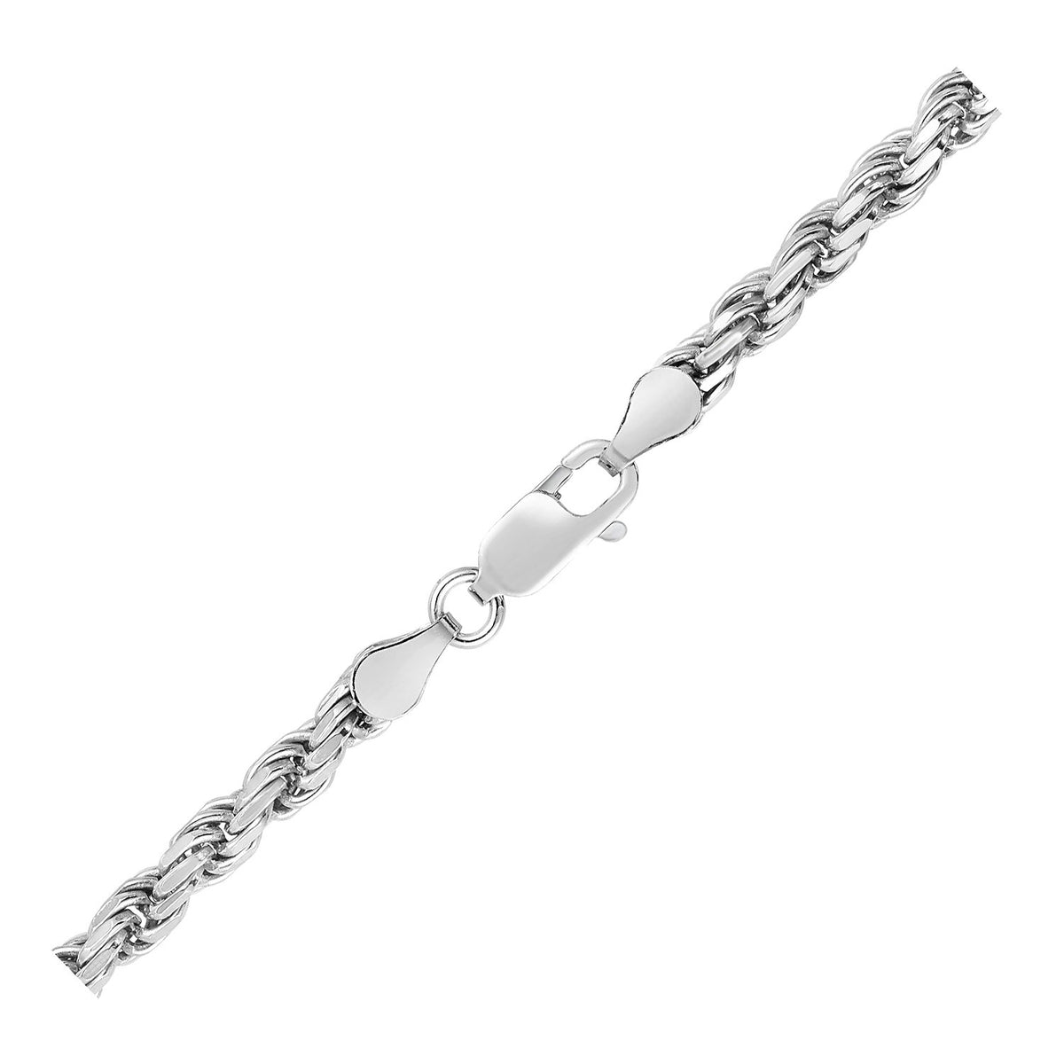 Sterling Silver Diamond Cut Rope Style Chain (3.60 mm)
