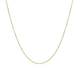 10k Yellow Gold Cable Link Chain (0.50 mm)
