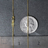 14k Yellow Gold Classic Box Chain (0.68 mm)