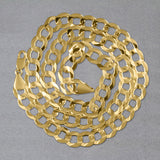 8.2mm 10k Yellow Gold Curb Chain (8.20 mm)