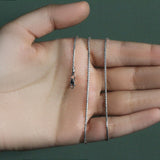 14k White Gold Ice Chain (1.30 mm)