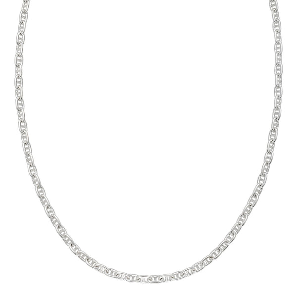 Sterling Silver Anchor Chain Necklace (5.50 mm)