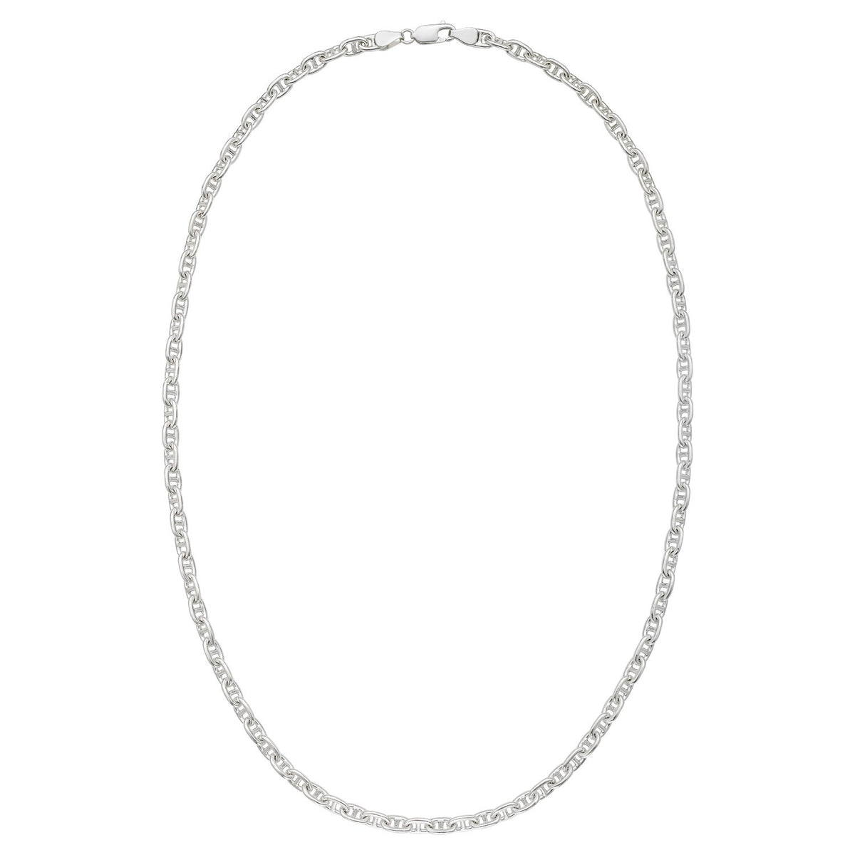 Sterling Silver Anchor Chain Necklace (5.50 mm)