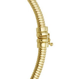 14K Yellow Gold Graduated Tubogas Necklace