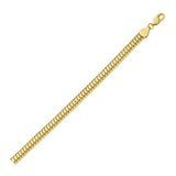 14K Yellow Gold Lite Oval Snake Chain (6.50 mm)