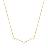 10K Yellow Gold Polished Mom Necklace