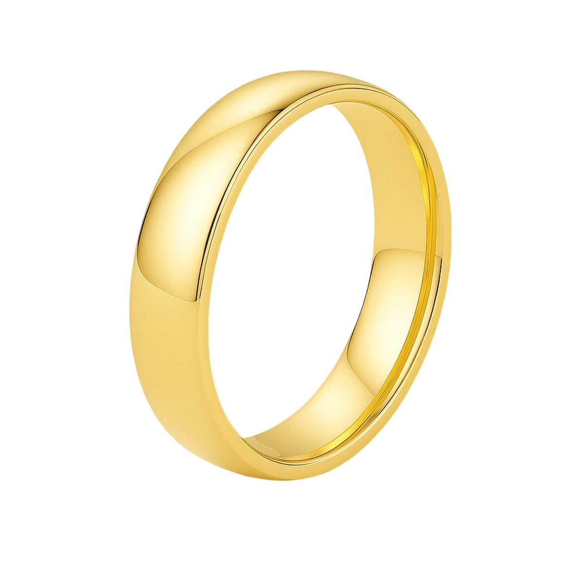 14k Yellow Gold Comfort Fit Wedding Band (6.00 mm)