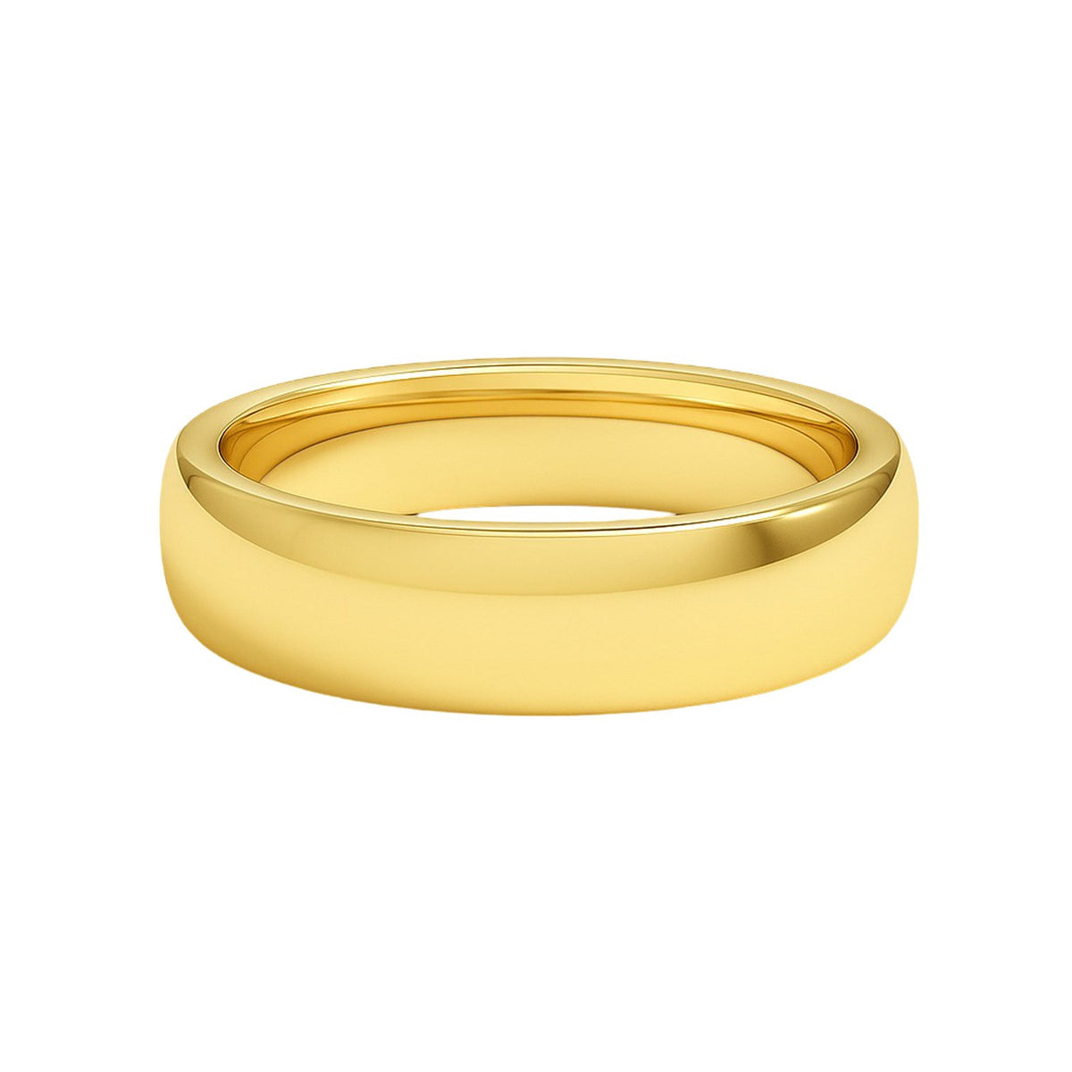 14k Yellow Gold Comfort Fit Wedding Band (6.00 mm)