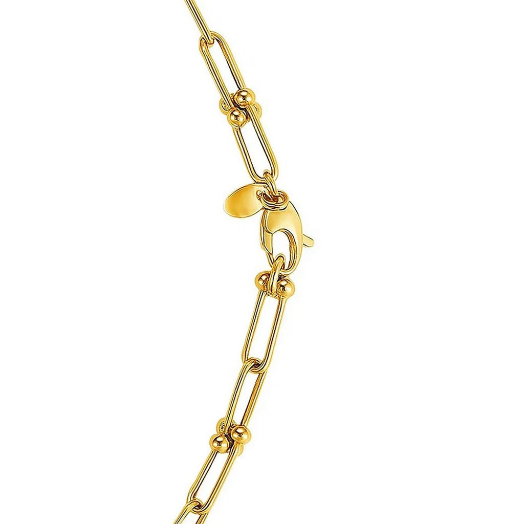 14k Yellow Gold High Polish Jax Link Chain (5.90 mm)