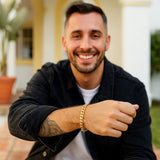 10k Yellow Gold Semi Solid Miami Cuban Bracelet (6.60 mm)