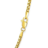 14k Yellow Gold Solid Round Box Chain (2.5 mm)