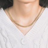 10k Yellow Gold Semi Solid Miami Cuban Chain (5.00 mm)