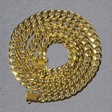 10k Yellow Gold Semi Solid Miami Cuban Chain (6.60 mm)