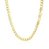 10k Yellow Gold Curb Chain (4.40 mm)
