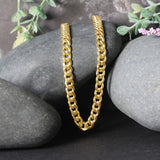 14k Yellow Gold Miami Cuban Semi Solid Chain (5.50 mm)
