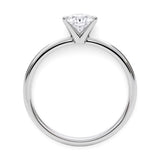 1 Carat Round Lab Grown IGI G/VS1 Diamond Solitaire Ring in Sterling Silver