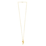 Seahorse Necklace in 10K Yellow Gold