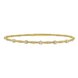 Classic 14K Yellow Gold Beaded Bracelet