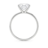 5 Carat Radiant Lab Grown IGI G/VS1 Diamond Solitaire Ring in 10K White Gold