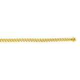 14k Yellow Gold Classic Miami Cuban Solid Bracelet (8.20 mm)