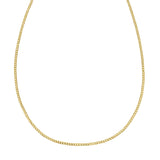 14k Yellow Gold Solid Curb Chain (2.60 mm)