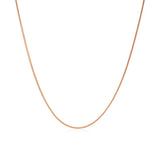 14k Rose Gold Classic Box Chain (0.60 mm)