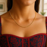 14k Yellow Gold Bead Chain 1.5mm (1.50 mm)